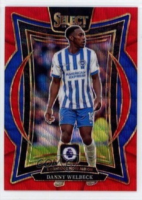 2024 Select Premier League Terrace Red Wave Prizm 85/88 Danny Welbeck #40 1r1u