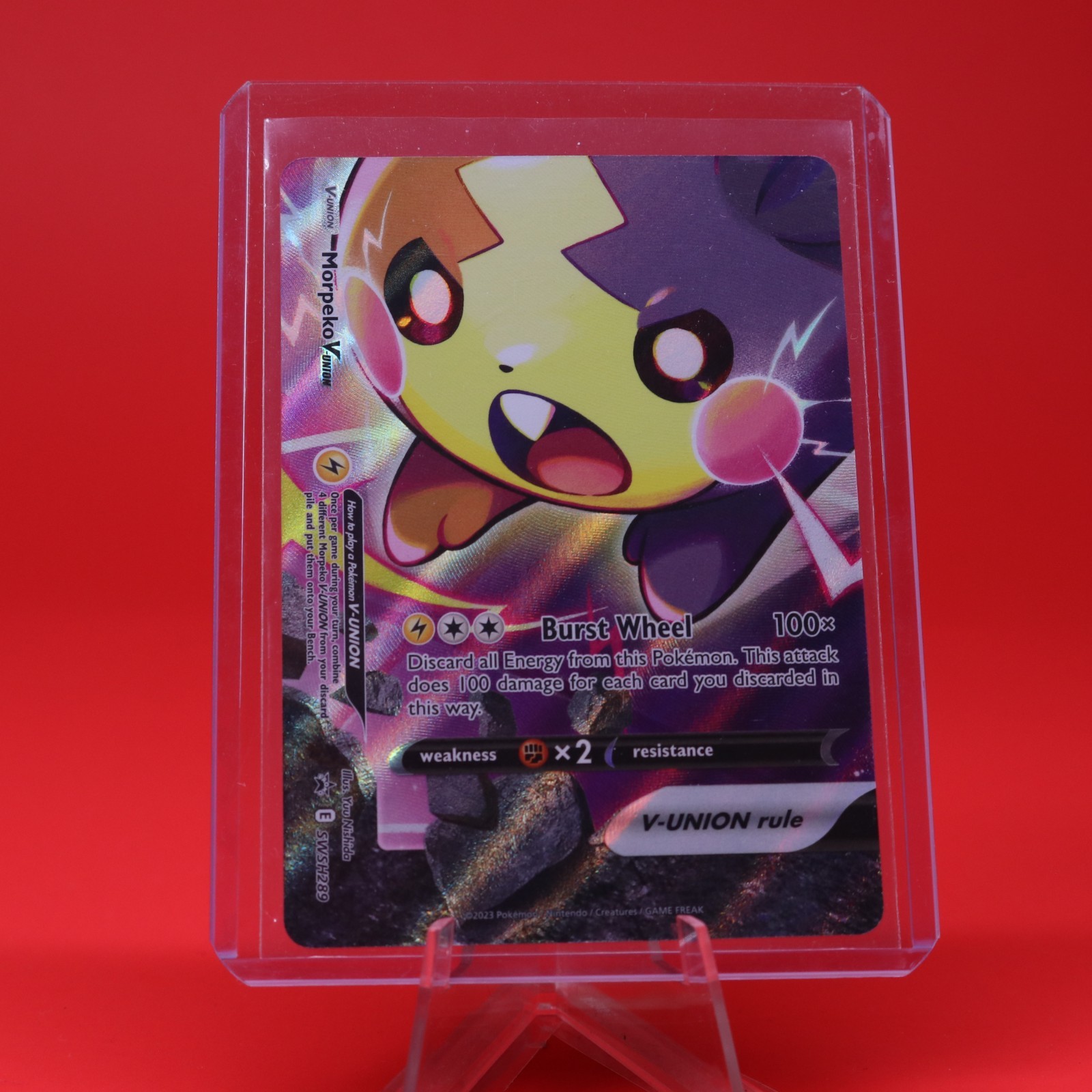2023 Pokémon TCG SWSH Black Star Promo SWSH289 Morpeko V Union