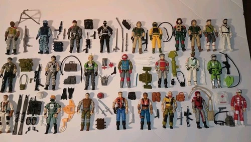 Vintage 1980s GI Joe ARAH Lot of  29 Figures w/ accessories
