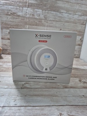 X-Sense SC07-WX WiFi Combination Smoke And Carbon Monoxide Alarm 3 Pack