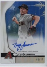 2020 Bowman Sterling Prospect Blue Refractor 2/25 Drey Jameson Auto 1ed8