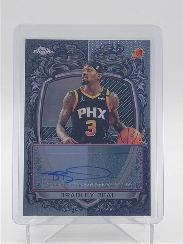 BRADLEY BEAL 2025-26 TOPPS CHROME SIGNATURE STYLE SUNS #SS-BB AUTO Q5692
