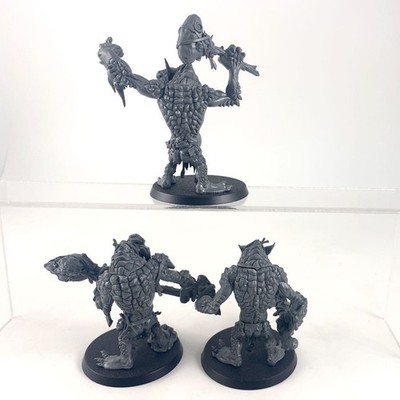 X3 Rockgut Troggoths Warhammer AOS - Figurines Plastique Gloomspite Gitz, Occasion