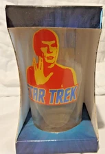 Star Trek Spock Live Long and Prosper Glass Tumbler 2009 CBS Studios 80079 New