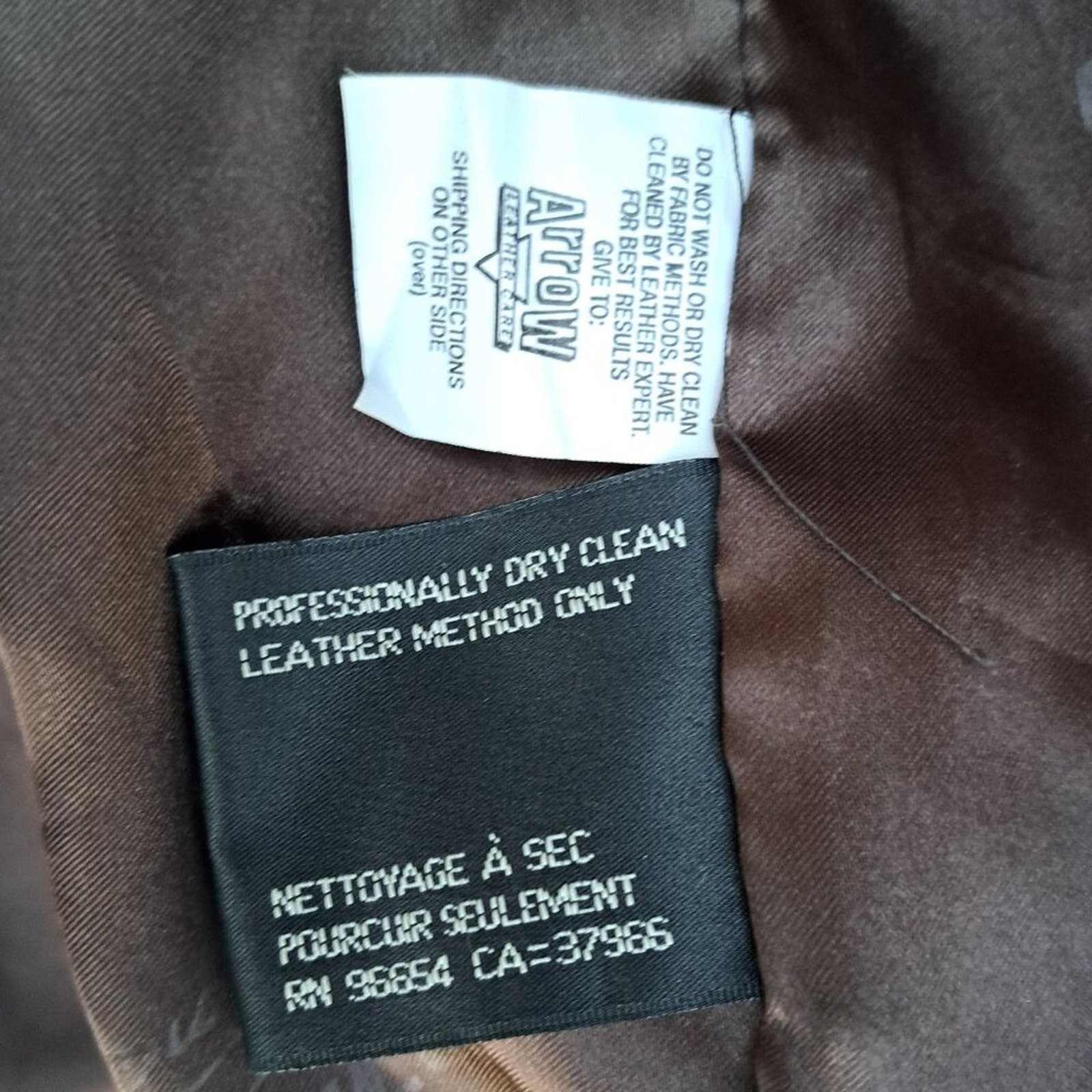 Vintage Davoucci Jacket Leather Patchwork Men Bro… - image 15