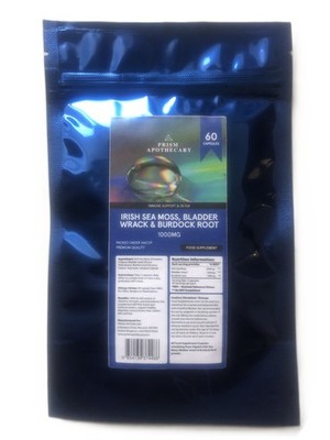 Irish Sea Moss - 60 Kapseln mit Blasentang & Klettenwurzel