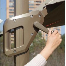 Outdoor Patio Umbrella Crank Handle Assembly 14cm Length Detachable Handle