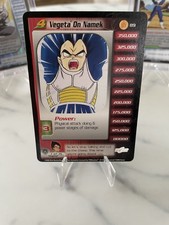 VEGETA ON NAMEK LV4 Non HOLO FOIL 89 RARE Dragon ball Z SCORE LIMITED