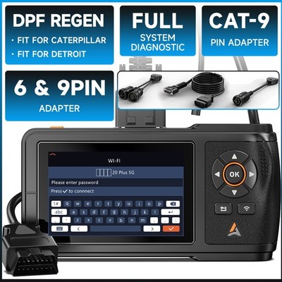 DPF Regen OBD Diagnostic Tool For Cummins Caterpillar Heavy Duty Truck Scanner 