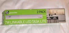 2 Pack Greenlite 7W Linkable Led Task Lite Light 12" Bright White New