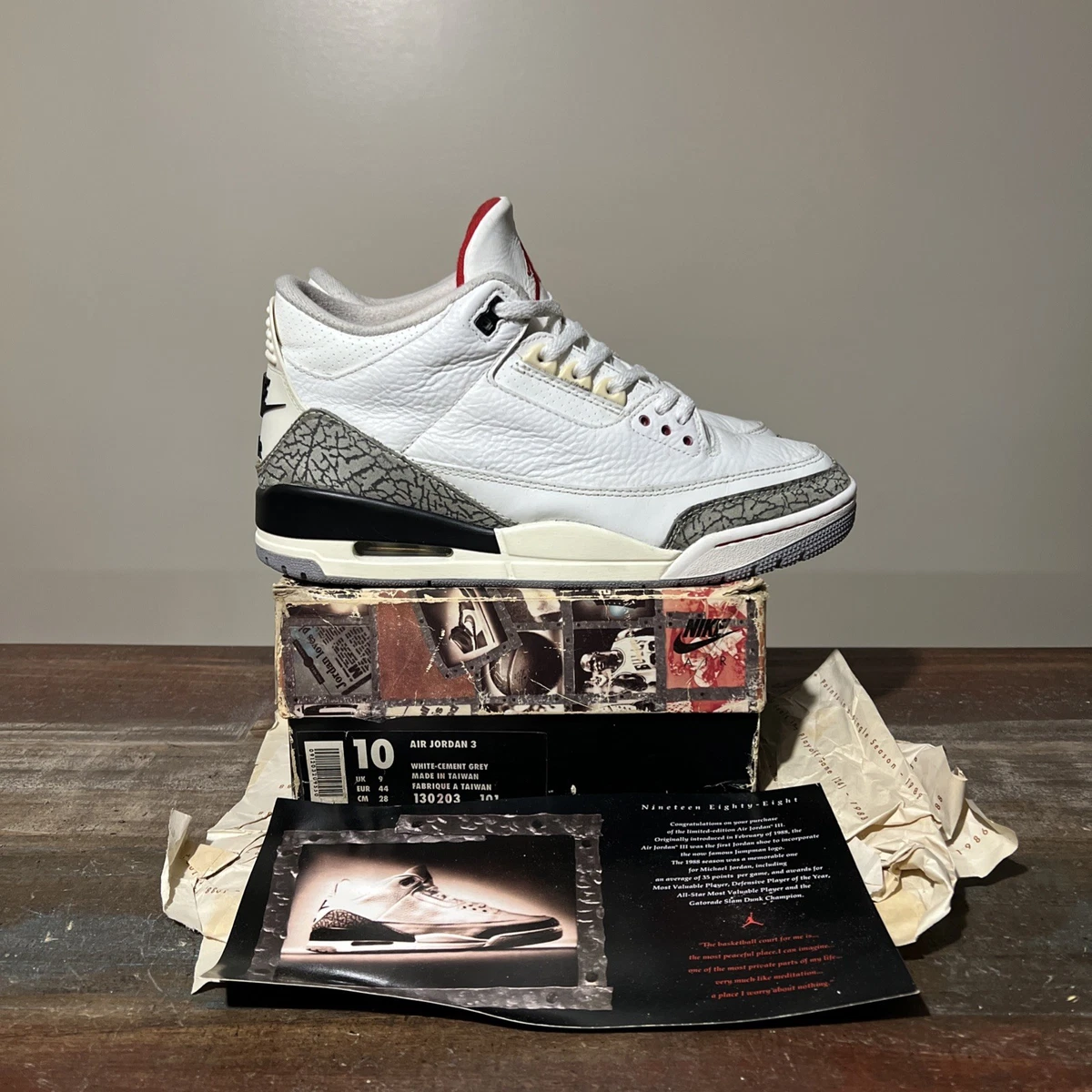 Jordan 3 Retro 1994 White for Sale - Authenticity Guaranteed - eBay
