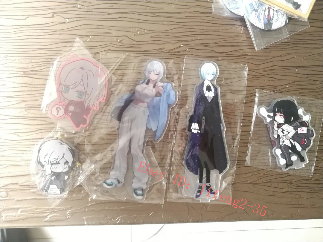 6Pcs/set Limbus Company Ryoshu Donquixote Ishmael Acrylic Figure