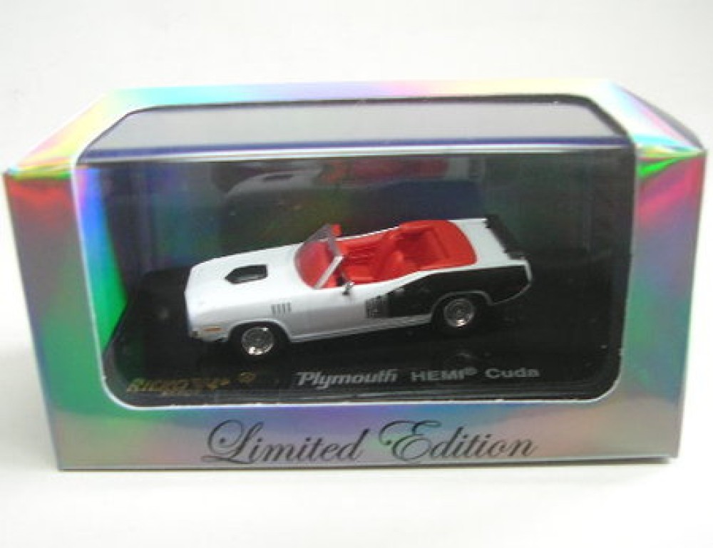 Plymouth HEMI Cuda Cabriolet (weiss) 1:87 RICKO Limited Edition