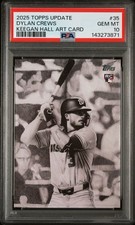 2025 Topps Update Series- Dylan Crews -Keegan Hall Art RookieCard KHAC-35 - SSP