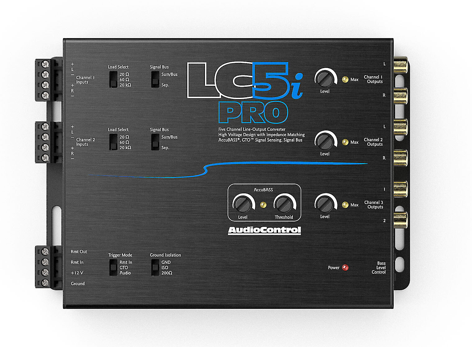 Преобразователь линейного выхода AudioControl LC5iPRO с пультом дистанционного управления