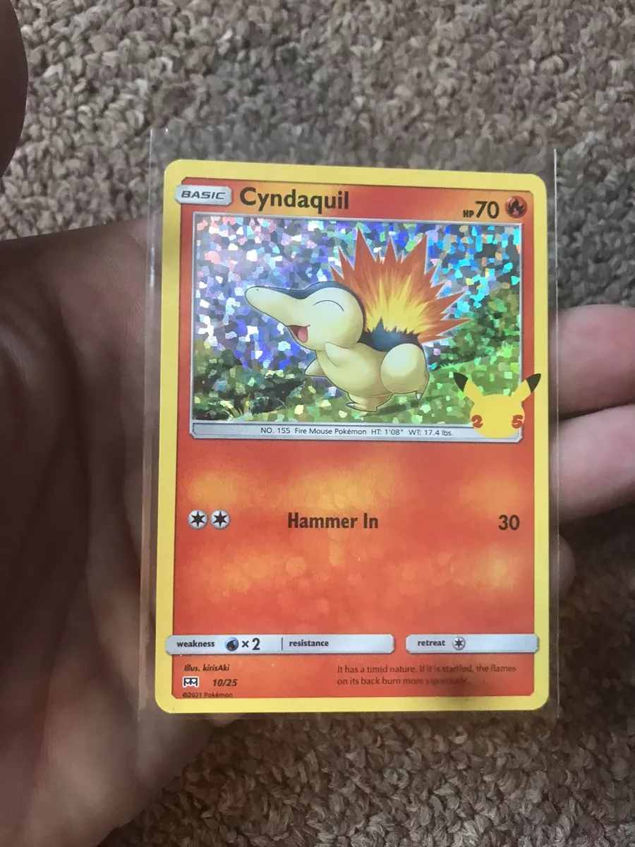 Cyndaquil Holo - McDonald's Collection 2021 Pokémon card 10/25