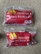 NEW Professional Marianna Concave Perm Rods Lit NOS 12 Per Pack Purple White