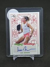 2023 Leaf Lea Jansen Happy Holidays AUTO #BA-LJ1 Pickleball Star