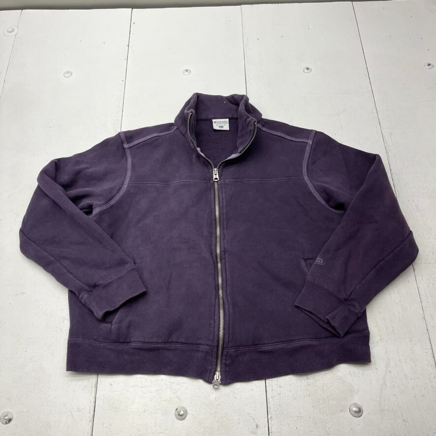 Columbia Purple Full-Zip Basic Bomber Jacket Wome… - image 1