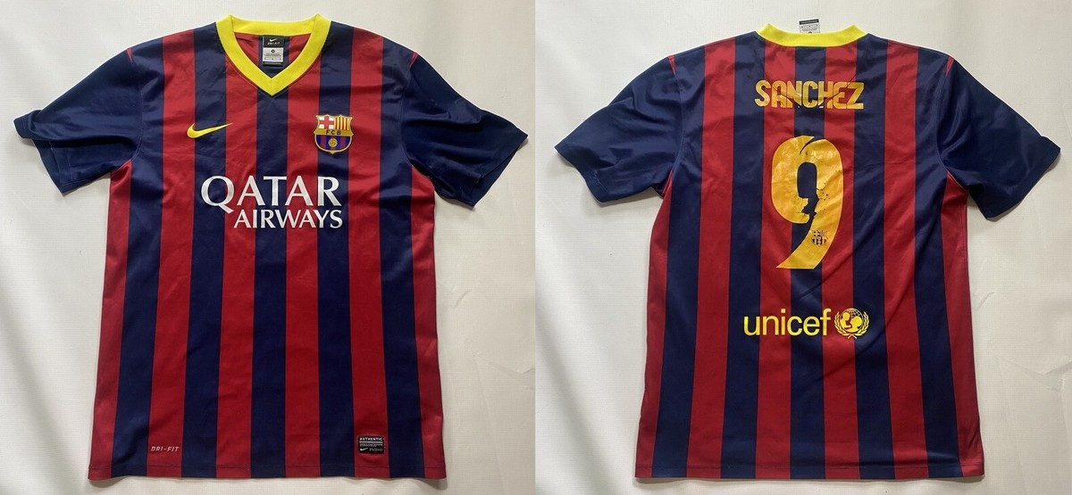 Alexis Sánchez #9 BARCA 2013-14 Nike FC Barcelona home Shirt