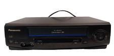 Panasonic VCR PV-V402 Omnivision Blue Line 4-Head VHS Player Recorder Works!