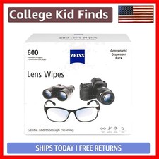 600 Count Pre-Moistened Lens Cleaning Wipes - Gentle  Anti-Scratch Formula