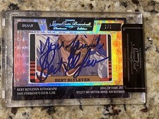 2013 SP TriStar Signa Prime Cuts Platinum BERT BLYLEVEN HOF Auto 1/1
