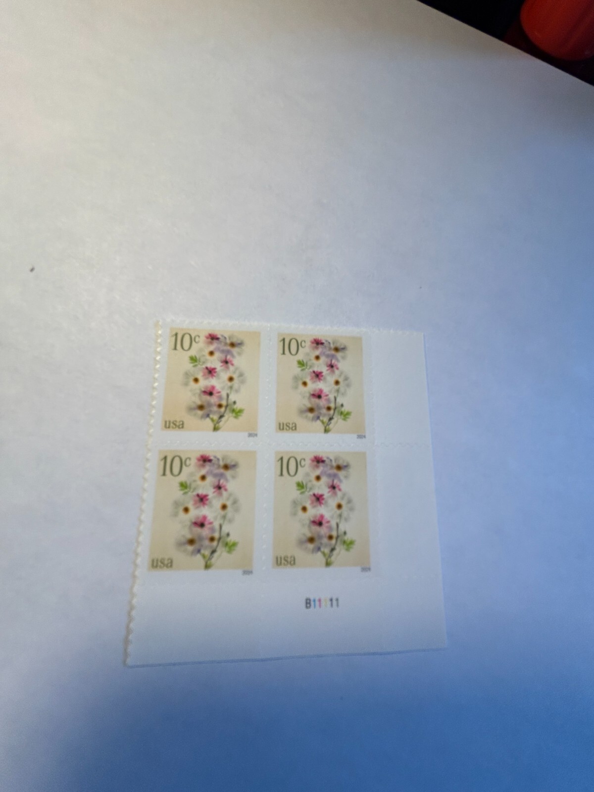 U. S. Stamp Plate Block SC 5901 Poppies and Coneflowers PL B11111 MNH ...