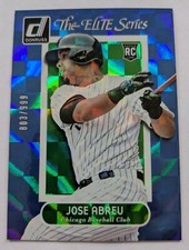 JOSE ABREU, 2014 DONRUSS THE ELITE SERIES ROOKIE CARD #17, sn/999. rookie card picture