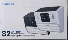 Outdoor Camera Wireless-2K Solar Wall Light Cameras for Home Security
