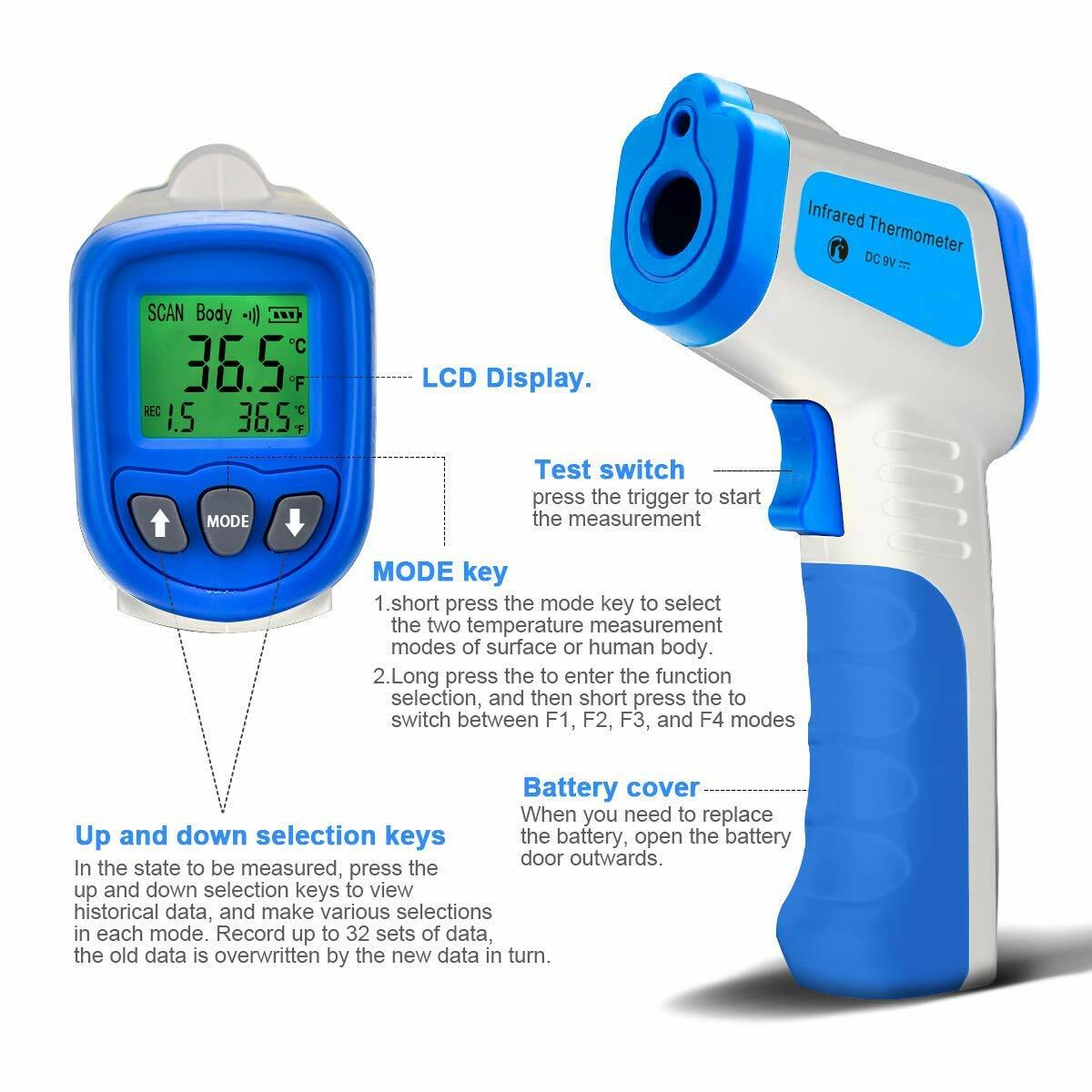 Raytek Raynger St 3mc10 Non Contact Thermometer Handheld Infrared C F For Sale Online Ebay