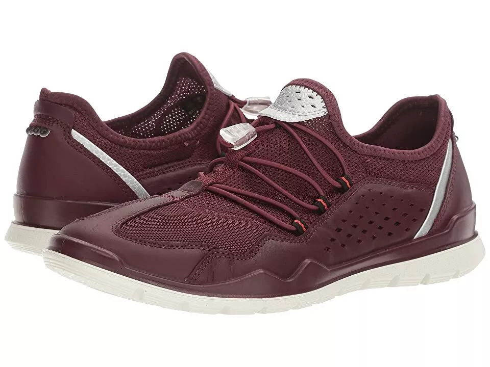 Ecco bordeaux sneakers discount