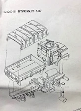 Roco Minitank MTRV Mk 23 USMC truck LIMA35 original  1/87