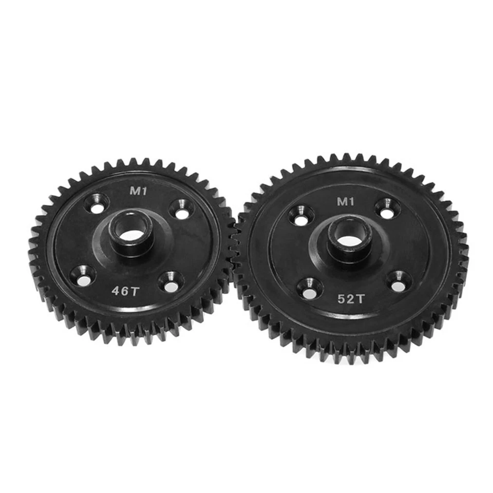Pour TRAXXAS 1/8 4WD SLEDGE MONSTER TRUCK 46T 52T 1.0 module engrenage en acier - Photo 1/4