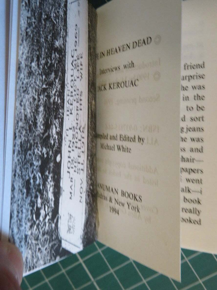 Jack Kerouac / SAFE IN HEAVEN DEAD 1994 2nd Impression | eBay
