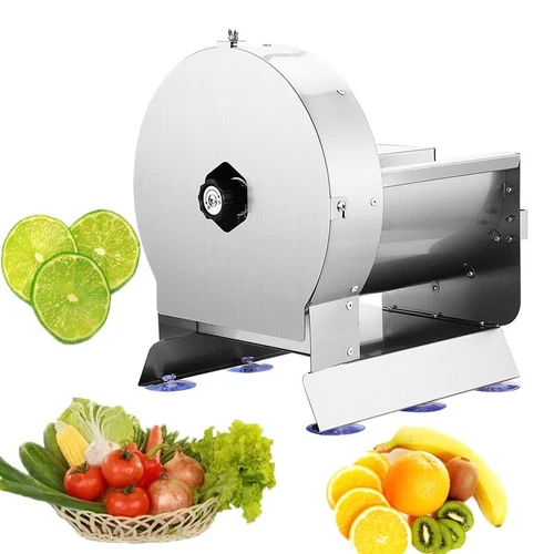 Elektrische Obst- und Gemüseschneidemaschine Edelstahl Haushalt Kartoffel - Bild 2 von 6