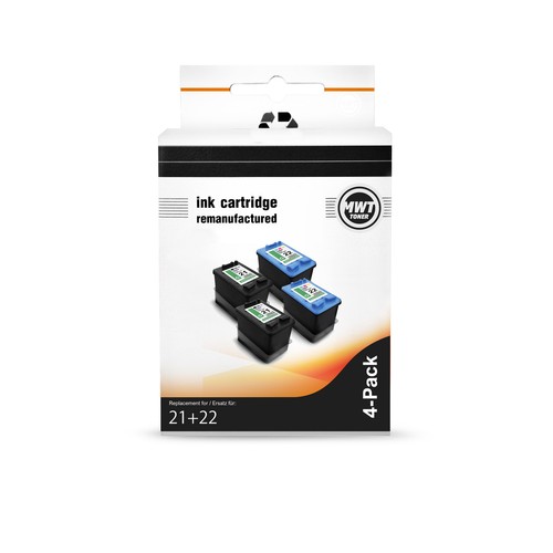 4x Cartucce Inchiostro Per R HP PSC 1402 1410 1415 Come 21XL 22XL 21+22 4x Cartucce Inchiostro Per R HP PSC 1402 1410 1415 Come 21XL 22XL 21+22