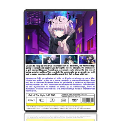 Yofukashi no Uta / Call of the Night (1-13End) - Anime DVD English