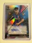 Yusuf Demir 21/22 Topps Finest UEFA Champions League RC Rookie Auto #BA-YD