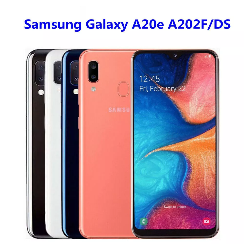 Samsung Galaxy A20e A202F/DS Dual SIM 32GB+3GB 13MP 4G Fingerprint Smartphone