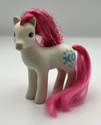 G1 My Little Poney France - Sweetheart Poney Violet - Collection Hasbro 90's