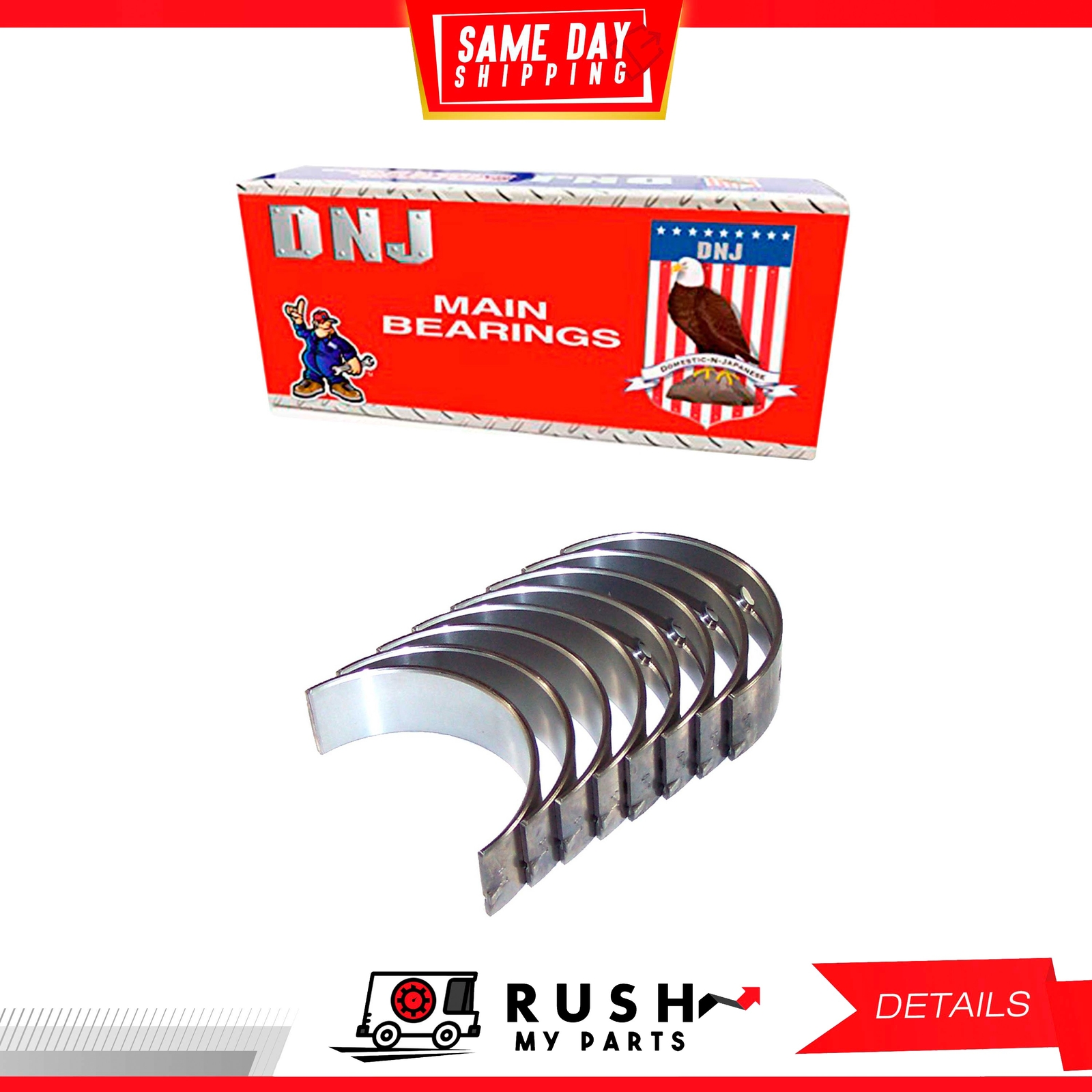 DNJ RM632 Rear Main Seal For 95-16 Nissan, Infiniti VQ Engines (VQ35DE, VQ25HR, VQ30DE)