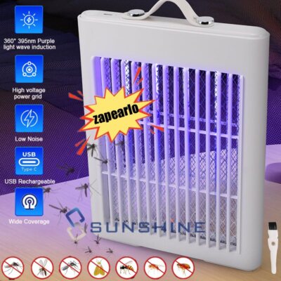 Electric Mosquito Insect Killer Zapper Fly Bug LED Light Trap Pest Control Lamp
