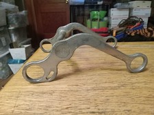 used Aluminum Horse Grazing Bit 5 In ported Mouth