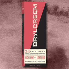 Brylcreem 3-in-1 Original High Shine Men's Hair Cream for Styling, Strengthening