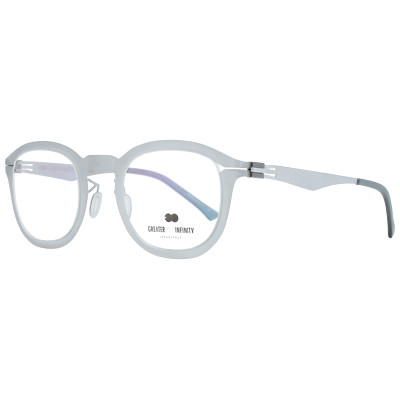 Greater Than Infinity Brille GT003 V05 46 Herren Silber