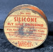 Vintage # S93 Weber Silicone Fly Line Dressing Collectible Fly Fishing Supplies
