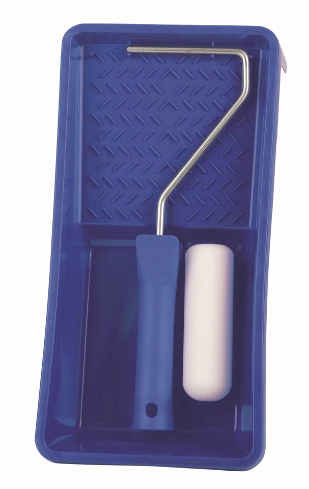 MAKO GMBH Lackierroller Lackroller Set mako-poren superfein 10cm Roller 15x30cm Farbwanne