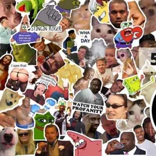 random meme sticker pack - High-Quality Waterproof Reusable VIYNL Stickers