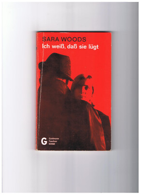 Ich weiß, daß sie lügt - Sara Woods - Goldmann 2188 - 1. Auflage - gut-sehr gut